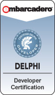 Delphi Developer Certification emblem
