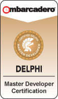 Delphi Master Developer Certification emblem